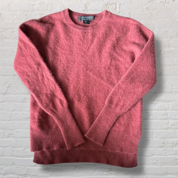 Tahari Dusty Rose 100% 2-Ply Cashmere Sweater - Women's Size Small - Picture 2 of 6
